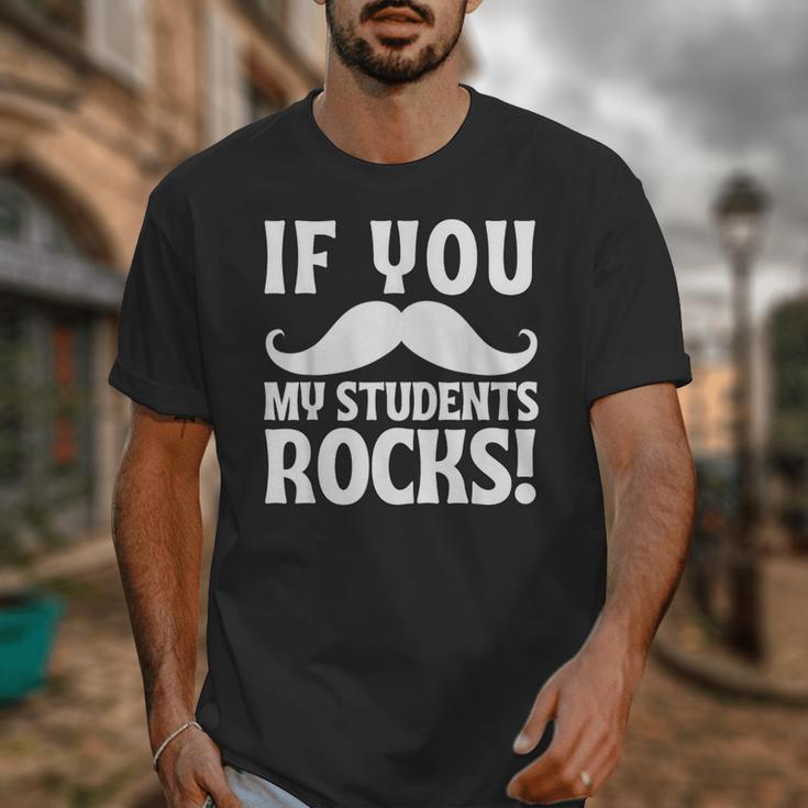 If You Mustache My Students Rock Teacher Mustache Unisex T-Shirt, funny design If You Mustache My Students Rock Teacher Mustache Unisex T-Shirt, funny design