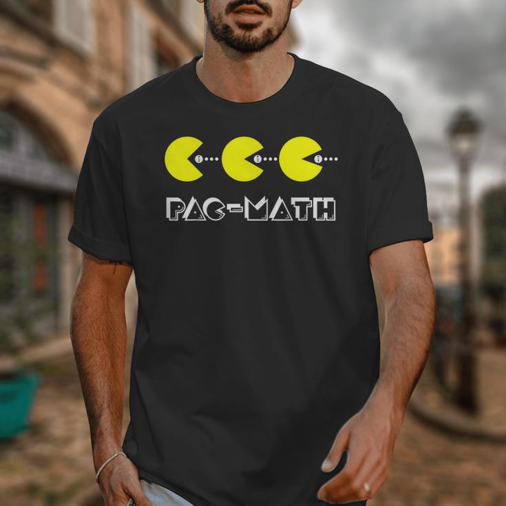 Nerdy Pac-Math Nom Retro Game Precalculus Math Teacher Unisex T-Shirt, funny design Nerdy Pac-Math Nom Retro Game Precalculus Math Teacher Unisex T-Shirt, funny design