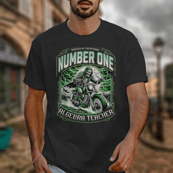 Number One Algebra Teacher 1 Career s Unisex T-Shirt, funny design Number One Algebra Teacher 1 Career s Unisex T-Shirt, funny design