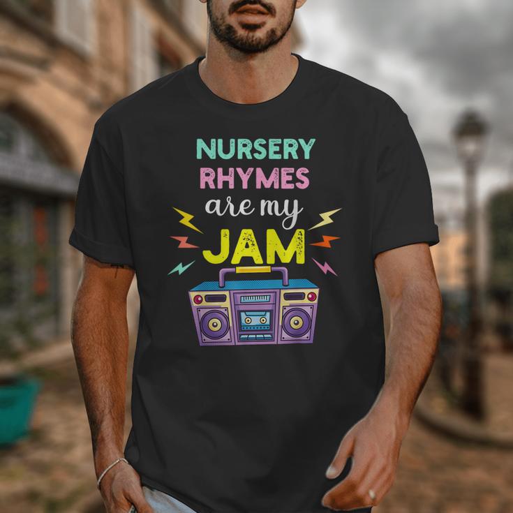 Nursery Rhymes Are My Jam 80s Retro Teachers & Students Kids Unisex T-Shirt, funny design Nursery Rhymes Are My Jam 80s Retro Teachers & Students Kids Unisex T-Shirt, funny design