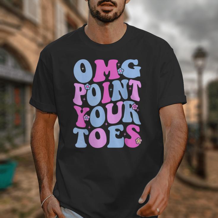 OMG Point Your Toes Dancing Teacher Tap Dancer Dance For Men Women Kids Unisex T-Shirt, funny design