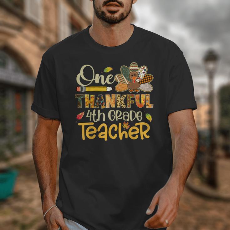 One Thankful 4th Grade Teacher Turkey Leopard Thanksgiving Unisex T-Shirt, First Grade Teacher Gifts, 4th Grade Teacher Gifts, funny design One Thankful 4th Grade Teacher Turkey Leopard Thanksgiving Unisex T-Shirt, First Grade Teacher Gifts, 4th Grade Teacher Gifts, funny design