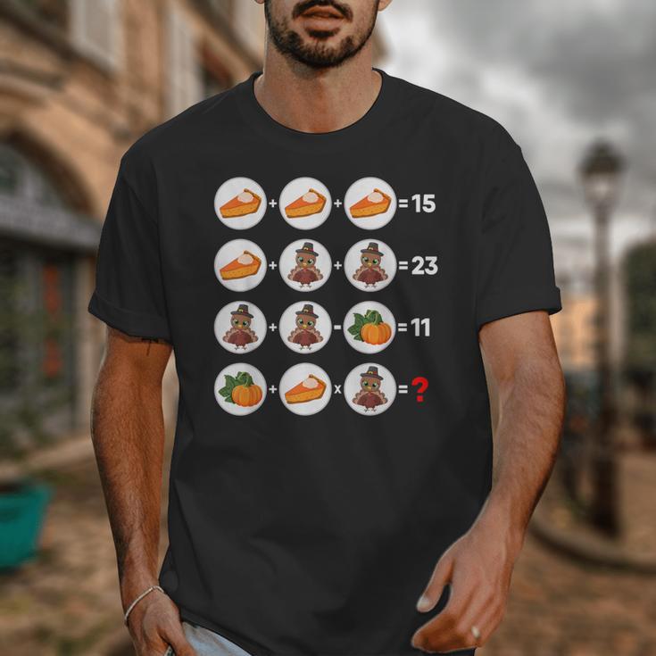 Order Of Operations Math Quiz Game Teacher Thanksgiving Unisex T-Shirt, funny design