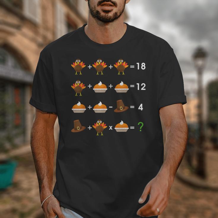 Order Of Operations Thanksgiving Quiz Math Teacher Unisex T-Shirt, funny design