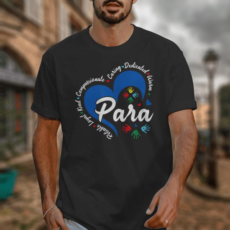Para Heart Teacher Paraprofessional School Appreciation Unisex T-Shirt, funny design Para Heart Teacher Paraprofessional School Appreciation Unisex T-Shirt, funny design