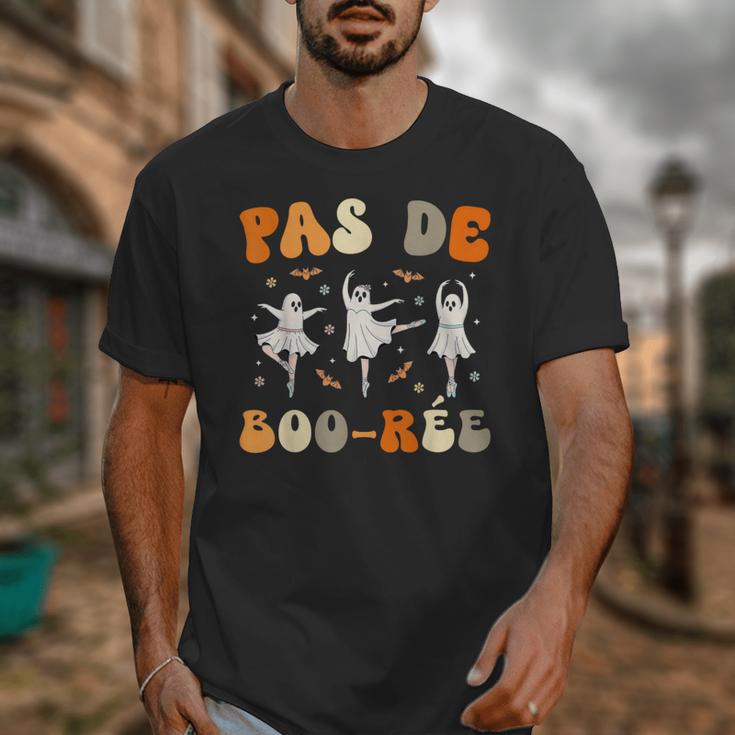 Pas De Boo-Rée Ghost Ballet Dancer Halloween Dance Teacher Unisex T-Shirt, funny design
