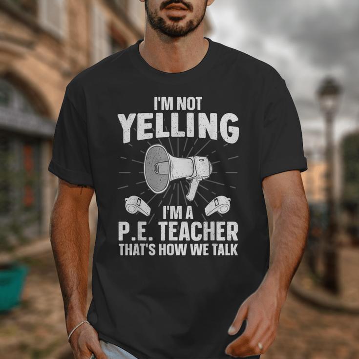 PE Teacher Art For Men Women Gym Teacher Physical Education Unisex T-Shirt, Pe Teacher Gifts, funny design