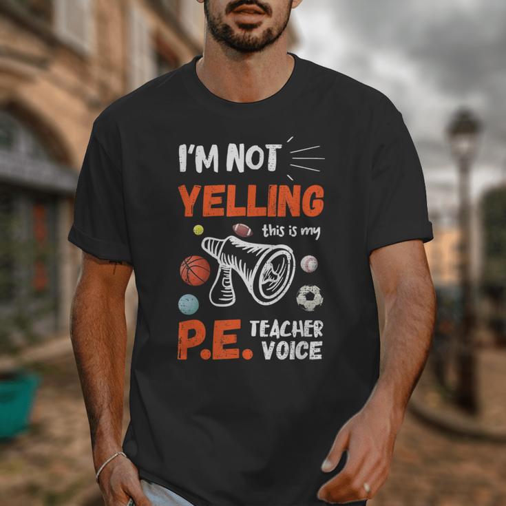 PE Teacher Voice PE Teacher School Fitness Class Unisex T-Shirt, Pe Teacher Gifts, funny design