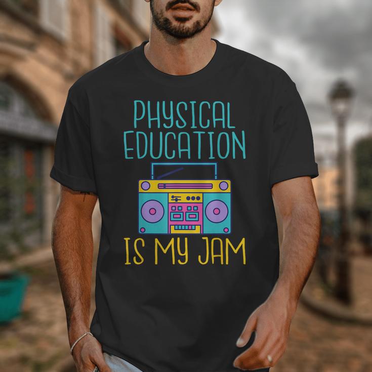 Physical Education Is My Jam PE Teacher Unisex T-Shirt, Pe Teacher Gifts, funny design Physical Education Is My Jam PE Teacher Unisex T-Shirt, Pe Teacher Gifts, funny design