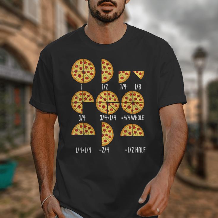 Pizza Slice Fraction Math Teacher Back To School Educational Unisex T-Shirt, funny design Pizza Slice Fraction Math Teacher Back To School Educational Unisex T-Shirt, funny design