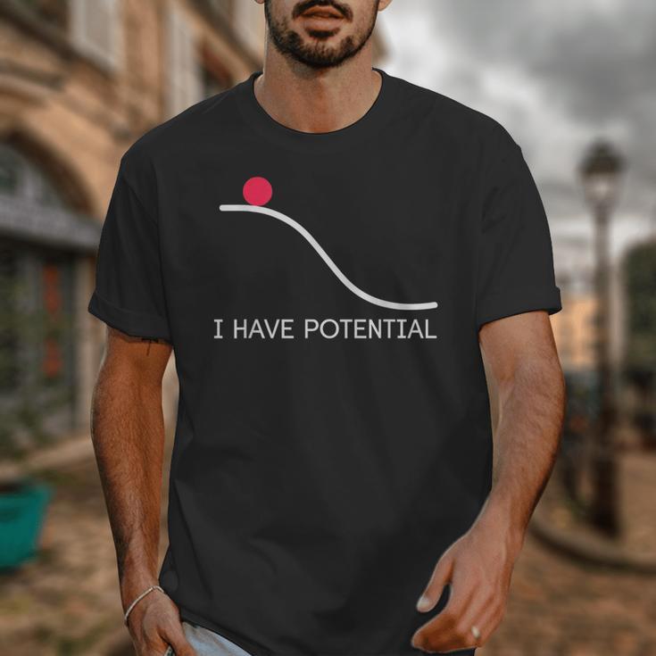 I Have Potential Energy Physics Science Teachers Unisex T-Shirt, Science Teacher Gifts, funny design I Have Potential Energy Physics Science Teachers Unisex T-Shirt, Science Teacher Gifts, funny design