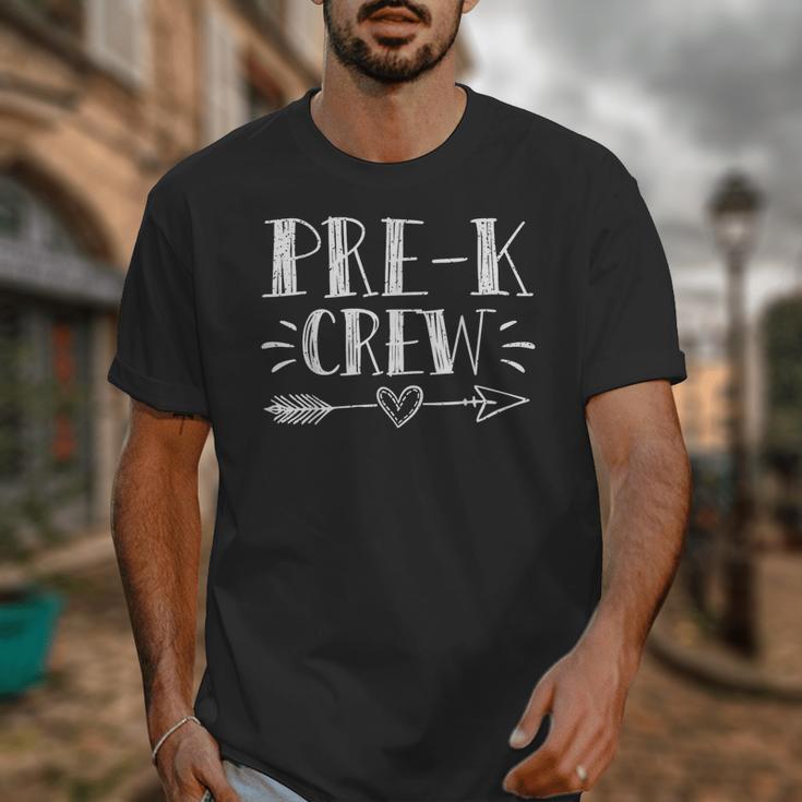 Pre-K Crew 1st Day Of School Pre-K Teacher Team Unisex T-Shirt, funny design