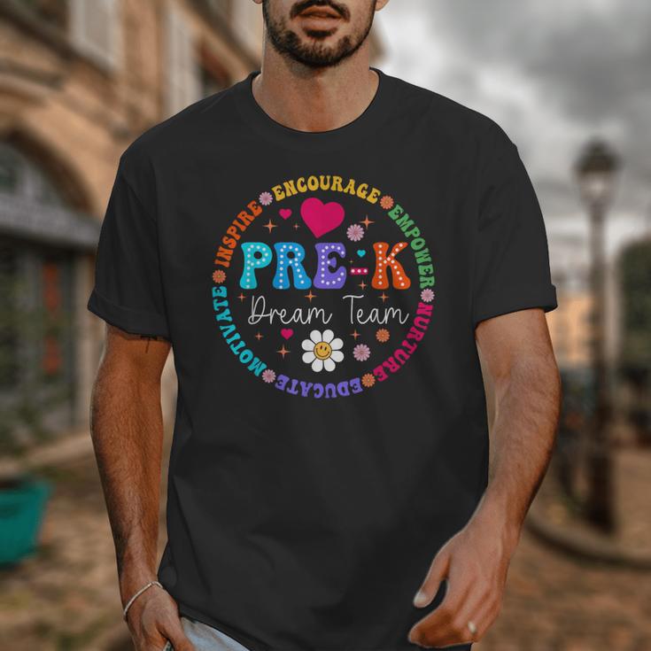Pre K Dream Team Back To School Boys First Day Teacher Unisex T-Shirt, funny design Pre K Dream Team Back To School Boys First Day Teacher Unisex T-Shirt, funny design
