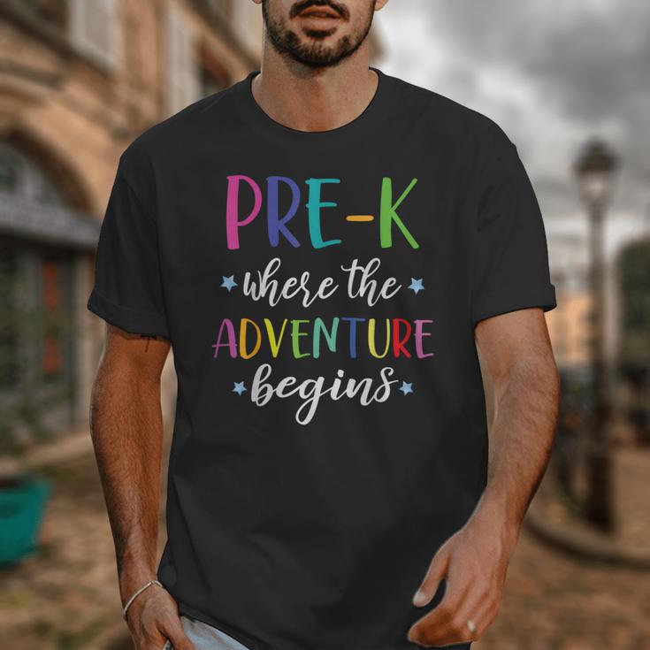 Pre-K Teacher Adventure Begins First Day Preschool Teachers Unisex T-Shirt, funny design Pre-K Teacher Adventure Begins First Day Preschool Teachers Unisex T-Shirt, funny design