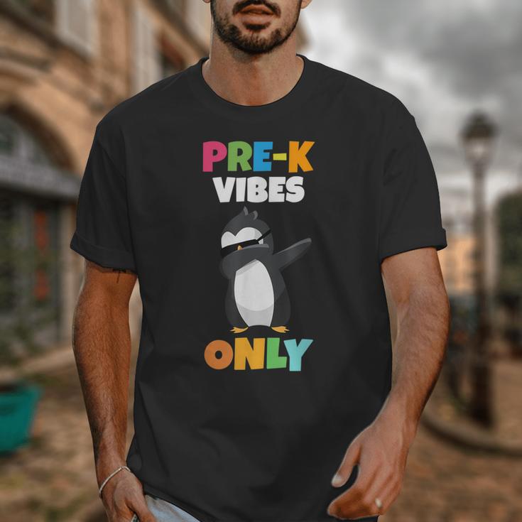 Pre-K Vibes Only Penguin Teachers Kids Back To School Unisex T-Shirt, funny design