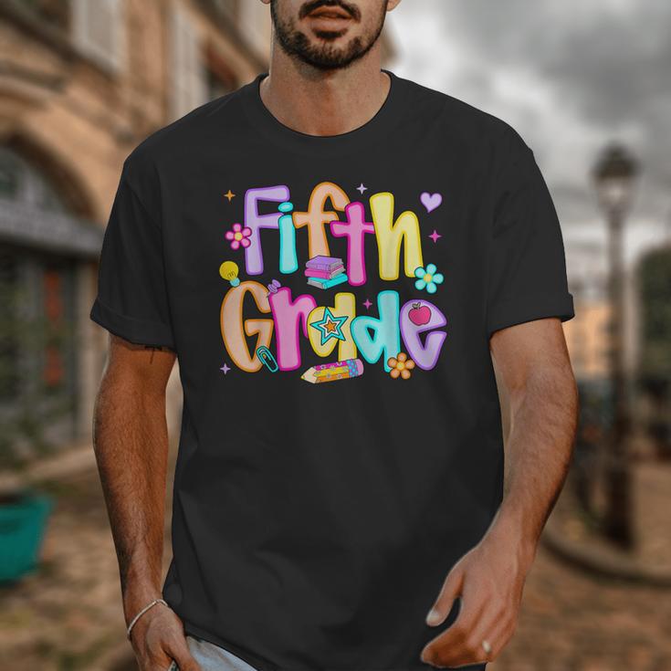 Preppy Fifth Grade Back To School 5th Grade Teacher Girl Boy Unisex T-Shirt, funny design Preppy Fifth Grade Back To School 5th Grade Teacher Girl Boy Unisex T-Shirt, funny design