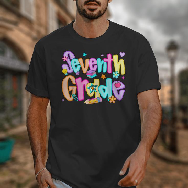 Preppy Seventh Grade Back To School 7th Grade Teachers Girls Unisex T-Shirt, funny design Preppy Seventh Grade Back To School 7th Grade Teachers Girls Unisex T-Shirt, funny design