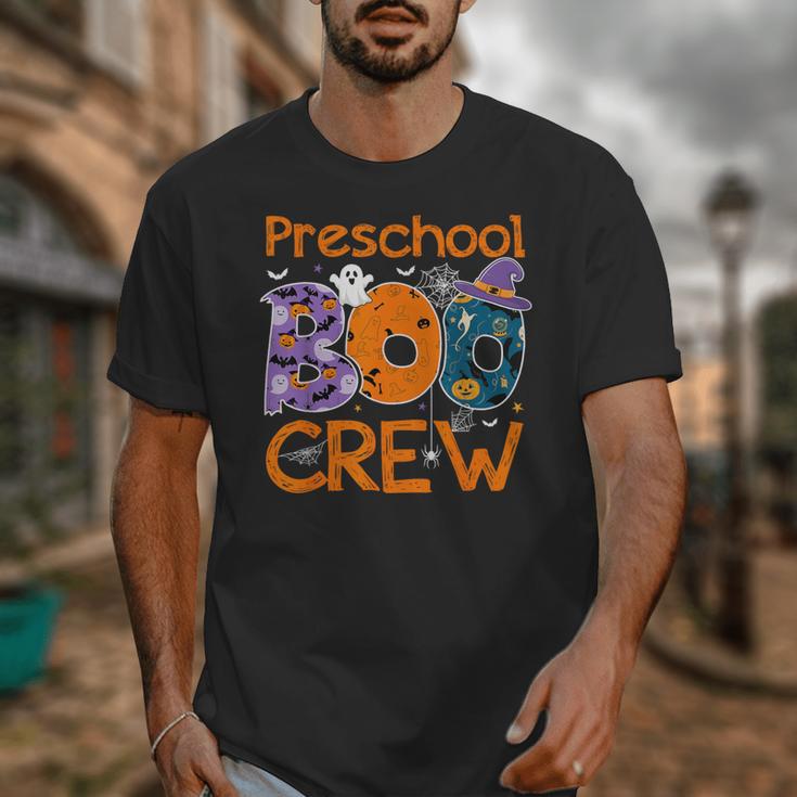 Preschool Boo Crew Preschool Halloween Teacher Kids Unisex T-Shirt, funny design
