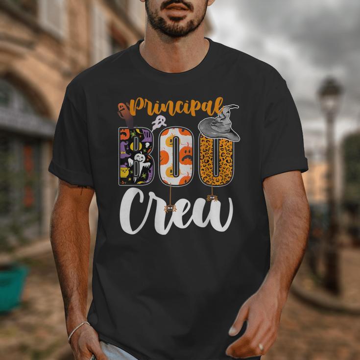Principal Boo Crew Ghost Halloween Teachers School Matching Unisex T-Shirt, funny design Principal Boo Crew Ghost Halloween Teachers School Matching Unisex T-Shirt, funny design