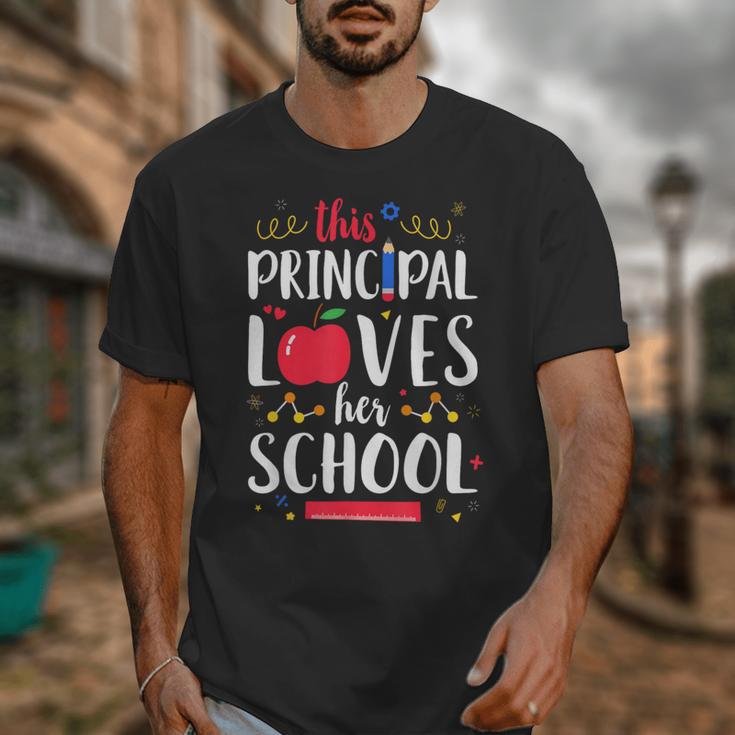 This Principal Loves Her School Teacher Appreciation Unisex T-Shirt, funny design