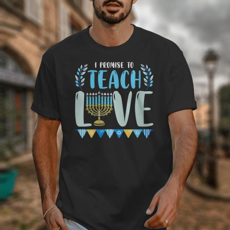I Promise To Teach Love Hanukkah Chanukah Jewish Teacher Unisex T-Shirt, funny design I Promise To Teach Love Hanukkah Chanukah Jewish Teacher Unisex T-Shirt, funny design