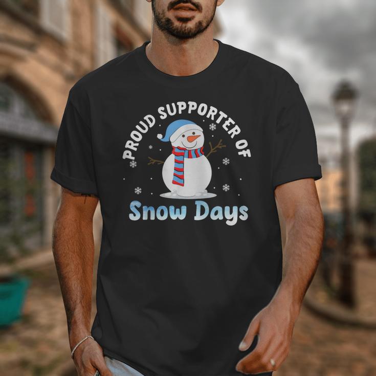 Proud Supporter Of Snow Days Teacher Unisex T-Shirt, funny design Proud Supporter Of Snow Days Teacher Unisex T-Shirt, funny design