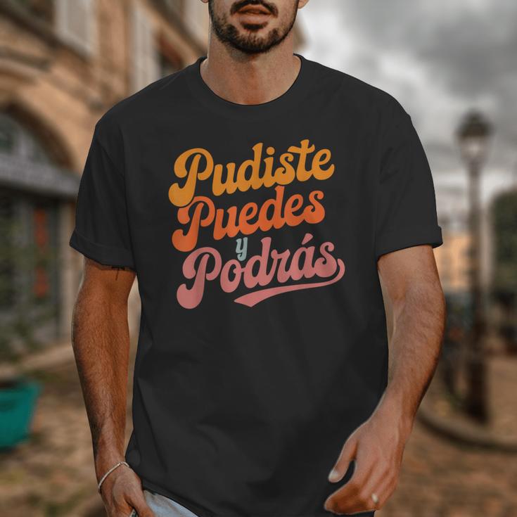 Pudiste Puedes Podras Maestra Spanish Teacher Unisex T-Shirt, funny design Pudiste Puedes Podras Maestra Spanish Teacher Unisex T-Shirt, funny design