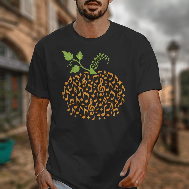 Pumpkin Music Notes Fall Teacher Autumn Halloween Unisex T-Shirt, funny design Pumpkin Music Notes Fall Teacher Autumn Halloween Unisex T-Shirt, funny design
