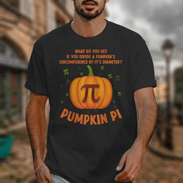 Pumpkin Pie Pi Math Teacher Shirt Halloween Men Adult Unisex T-Shirt, funny design