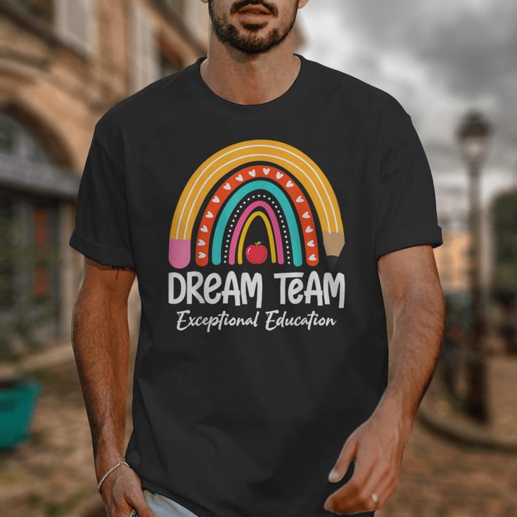 Rainbow Pencil Dream Exceptional Education Team SPED Teacher Unisex T-Shirt, funny design Rainbow Pencil Dream Exceptional Education Team SPED Teacher Unisex T-Shirt, funny design