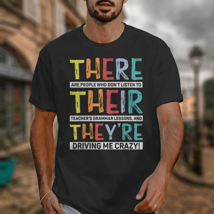 There Their They’Re Grammar Joke For English Teacher Student Unisex T-Shirt, English Teacher Gifts, funny design There Their They’Re Grammar Joke For English Teacher Student Unisex T-Shirt, English Teacher Gifts, funny design