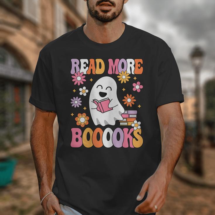 Read More Books Groovy Halloween Teacher Women Unisex T-Shirt, Groovy Teacher Gifts, funny design