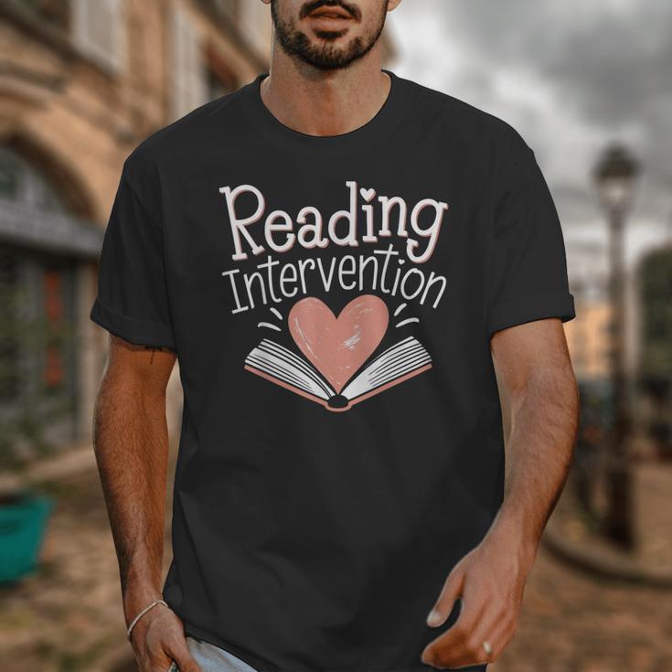 Reading Intervention Teacher Unisex T-Shirt, funny design Reading Intervention Teacher Unisex T-Shirt, funny design