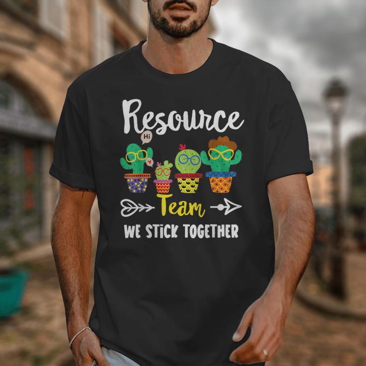 Resource Team Cactus Crew Resource Teacher Squad Unisex T-Shirt, funny design Resource Team Cactus Crew Resource Teacher Squad Unisex T-Shirt, funny design