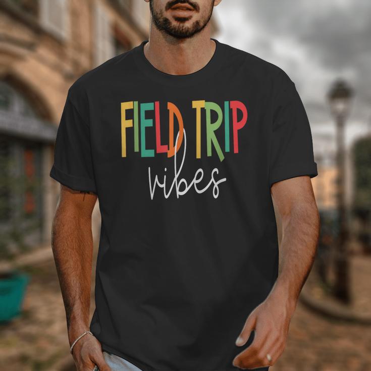 Retro Field Trip Vibes Vintage Field Trip Vibes Teacher Kids Unisex T-Shirt, funny design