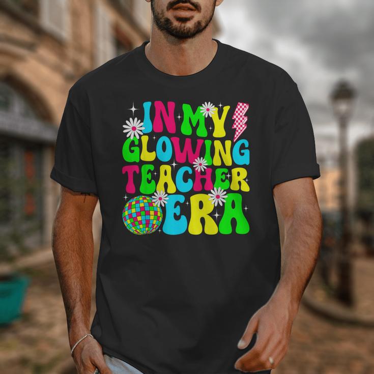 Retro Groovy In My Glowing Teacher Era Happy Teacher's Day Unisex T-Shirt, Groovy Teacher Gifts, funny design Retro Groovy In My Glowing Teacher Era Happy Teacher's Day Unisex T-Shirt, Groovy Teacher Gifts, funny design