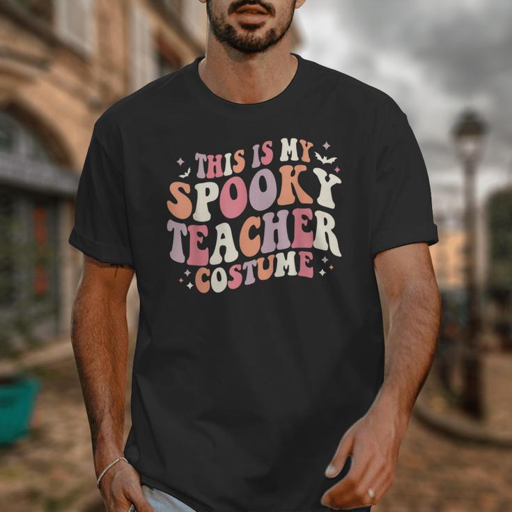 Retro Halloween This Is My Spooky School Teacher Costume Unisex T-Shirt, funny design Retro Halloween This Is My Spooky School Teacher Costume Unisex T-Shirt, funny design