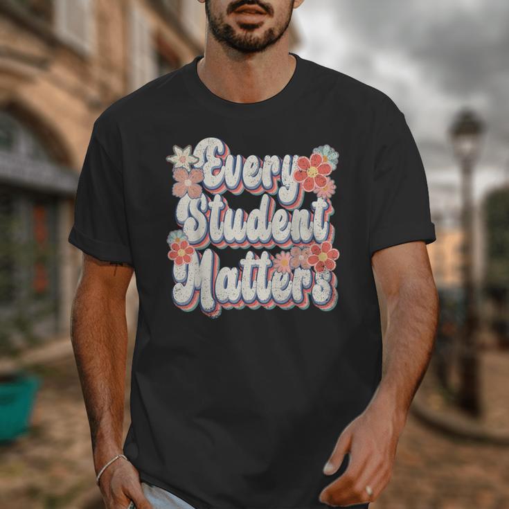 Retro Vintage Every Student Matters Teacher Paraprofessional Unisex T-Shirt, funny design Retro Vintage Every Student Matters Teacher Paraprofessional Unisex T-Shirt, funny design