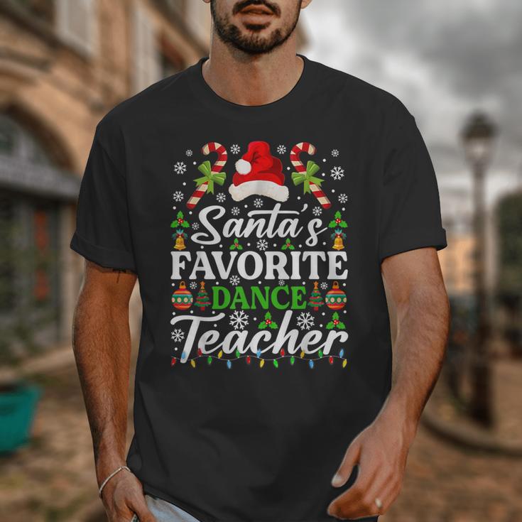 Santa's Favorite Dance Teacher Shirt Christmas Pajama Unisex T-Shirt, funny design Santa's Favorite Dance Teacher Shirt Christmas Pajama Unisex T-Shirt, funny design
