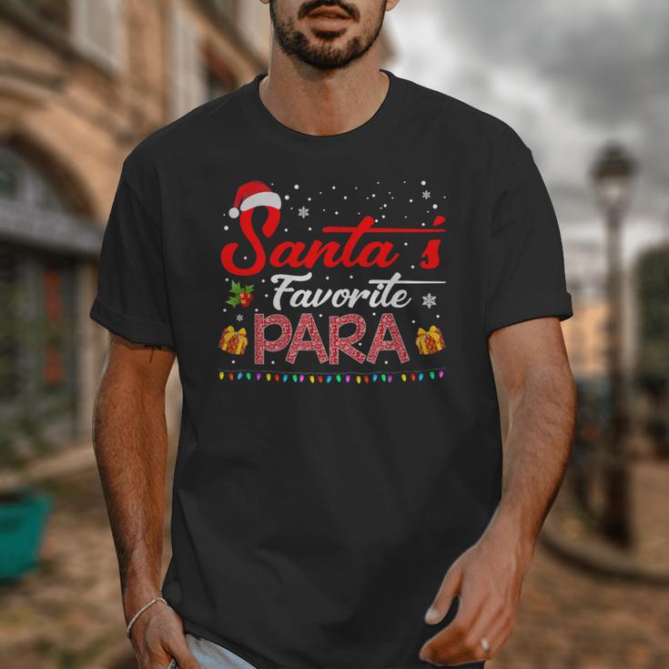 Santa's Favorite Para Christmas Paraprofessional Teacher Unisex T-Shirt, funny design Santa's Favorite Para Christmas Paraprofessional Teacher Unisex T-Shirt, funny design