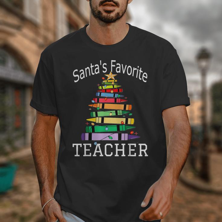 Santa's Favorite Teacher Idea For Christmas Teachers Unisex T-Shirt, funny design Santa's Favorite Teacher Idea For Christmas Teachers Unisex T-Shirt, funny design