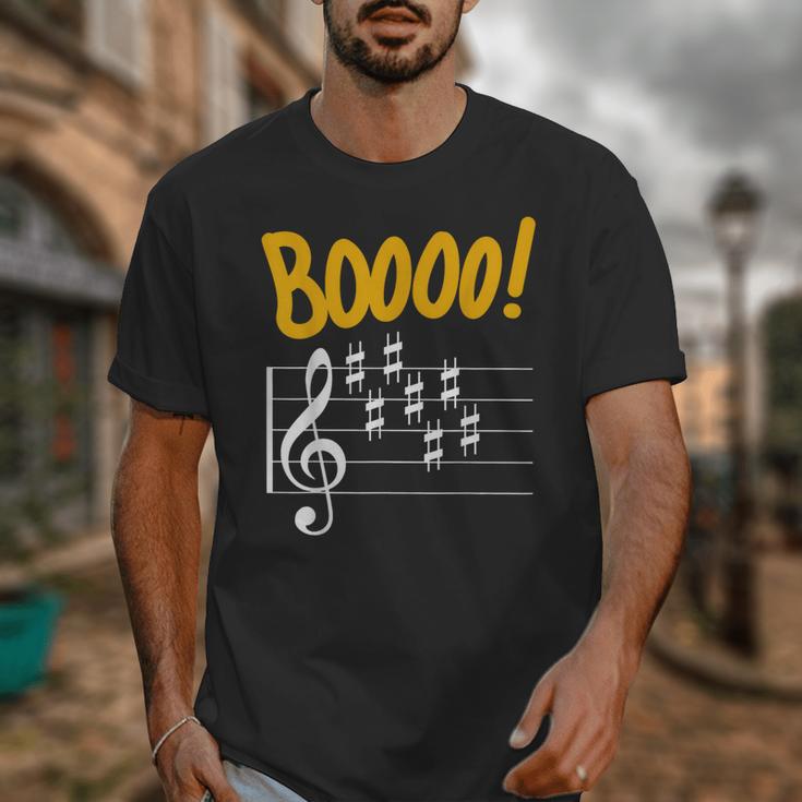 Scary Key Signature Boo Music Halloween Musician Teacher Men Women Unisex T-Shirt, funny design Scary Key Signature Boo Music Halloween Musician Teacher Men Women Unisex T-Shirt, funny design