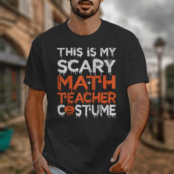 This Is My Scary Math Teacher Costume For Halloween Unisex T-Shirt, funny design