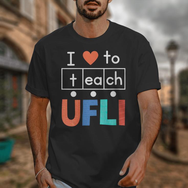 Science Of Reading I Love To Teach UFLI Teacher Literacy Unisex T-Shirt, Science Teacher Gifts, funny design