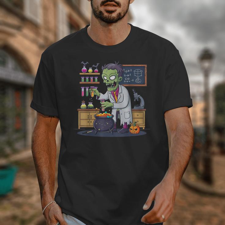 Science Teacher Halloween Shirt Zombie Chemistry Scientist Unisex T-Shirt, Science Teacher Gifts, funny design