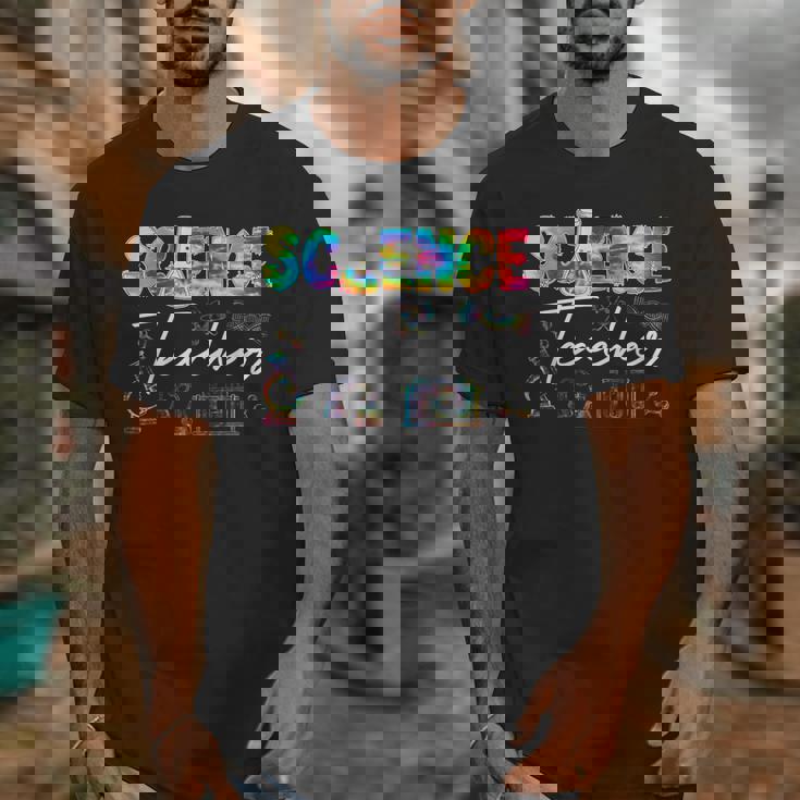 Science Teacher Tie Dye First Day Of School Back To School Men Women Girls Kids Unisex T-Shirt, Science Teacher Gifts, funny design