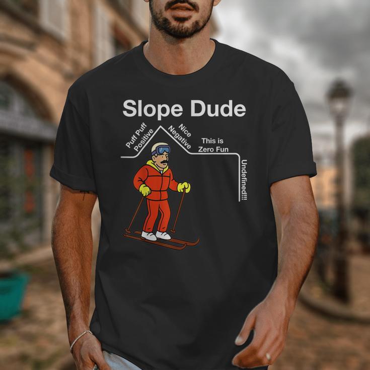 Slope Dude Algebra Geometry Middle School Math Teacher Unisex T-Shirt, funny design