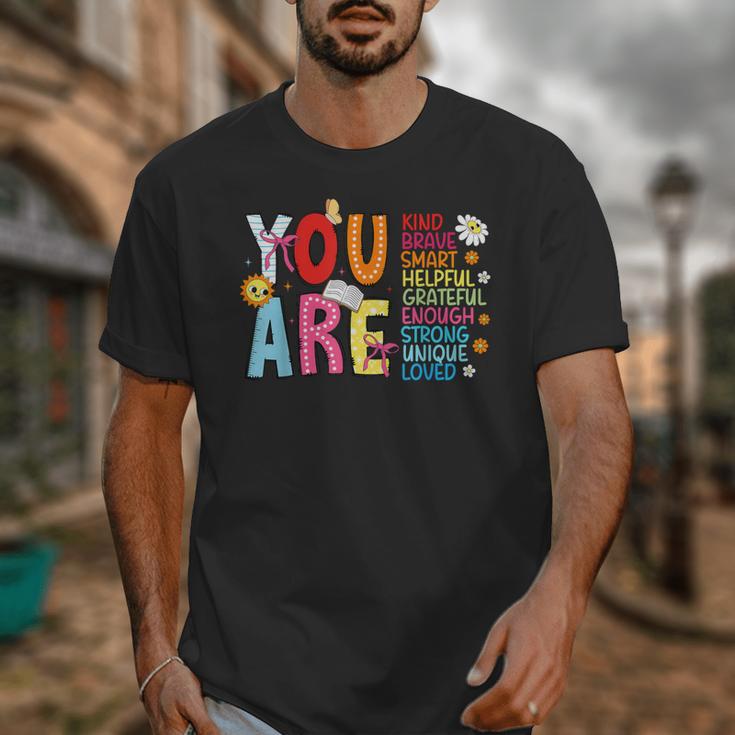 You Are Smart Brave Strong Kind Loved Motivation Teacher Kid Unisex T-Shirt, funny design You Are Smart Brave Strong Kind Loved Motivation Teacher Kid Unisex T-Shirt, funny design