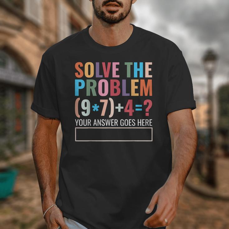 Solve The Problem 67 Six Seven Math Teacher School Unisex T-Shirt, funny design Solve The Problem 67 Six Seven Math Teacher School Unisex T-Shirt, funny design