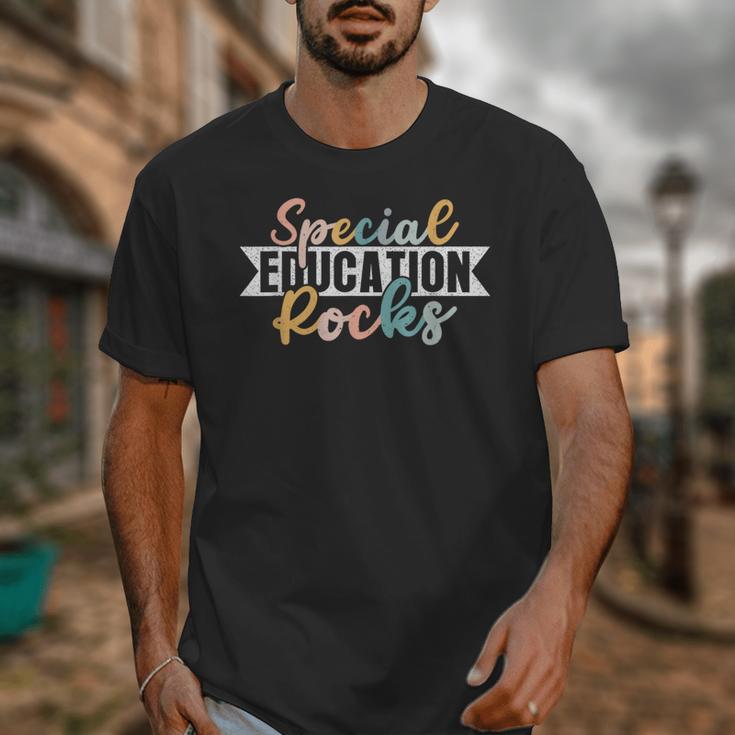 Special Education Rocks Sped Teacher Students Back To School Unisex T-Shirt, funny design Special Education Rocks Sped Teacher Students Back To School Unisex T-Shirt, funny design